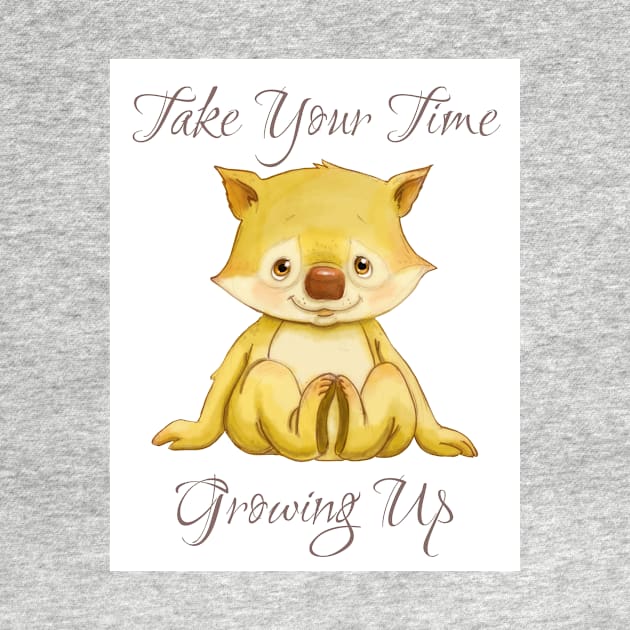 Take your time growing up - Baby Wombat by allthumbs